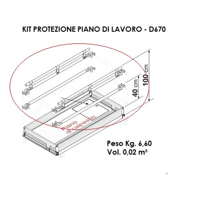 Vendita online Kit protezione per trabattello DOGE 65